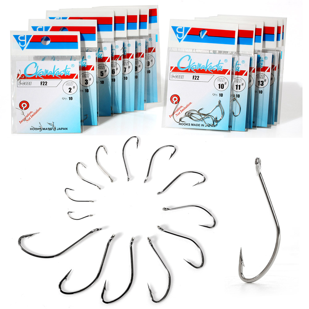 Ckamakastu F22 White Saltwater - Fishing Hook Barbless recension och pris
