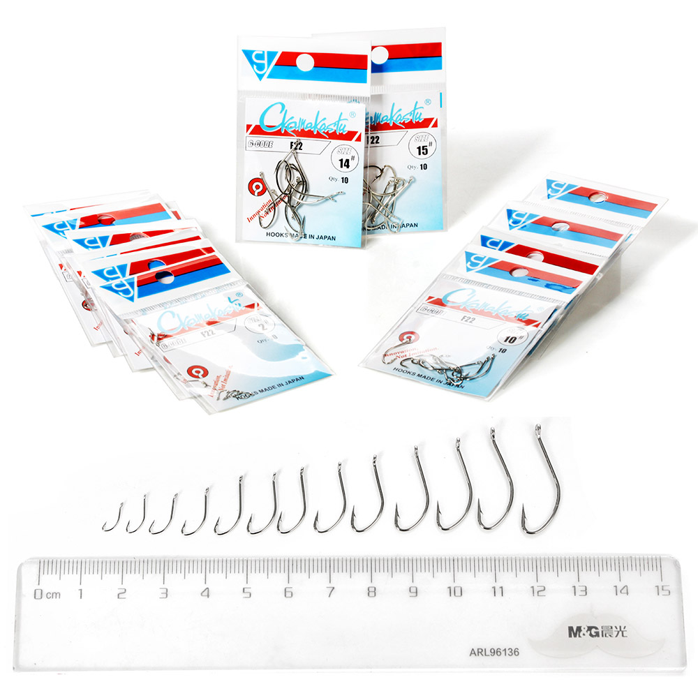 Ckamakastu F22 White Saltwater - Fishing Hook Barbless recension och pris