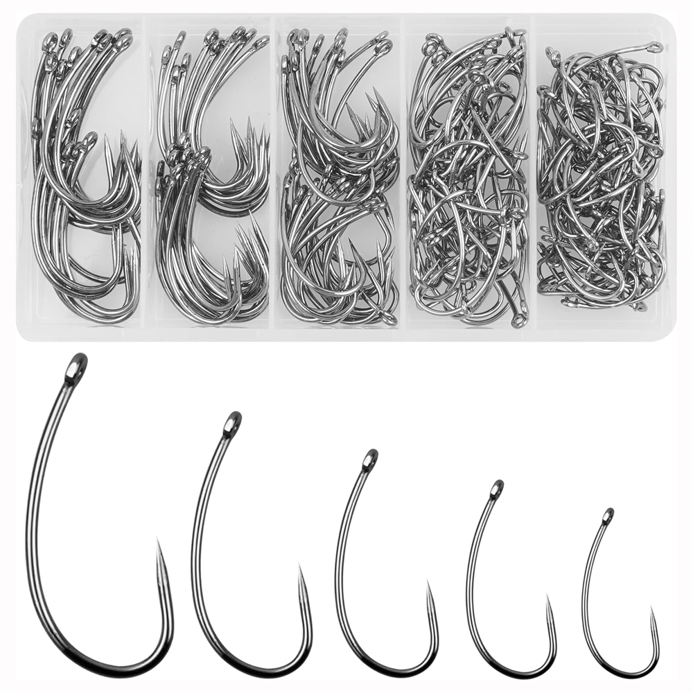 180PCS Barbless Fishing Hooks  - Fishing Hook Assortment recension och pris