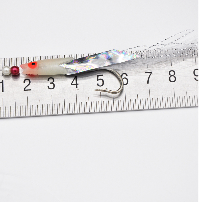 5 Pcs/Set Multi-Color Soft Sil - Fishing Hook Assortment recension och pris